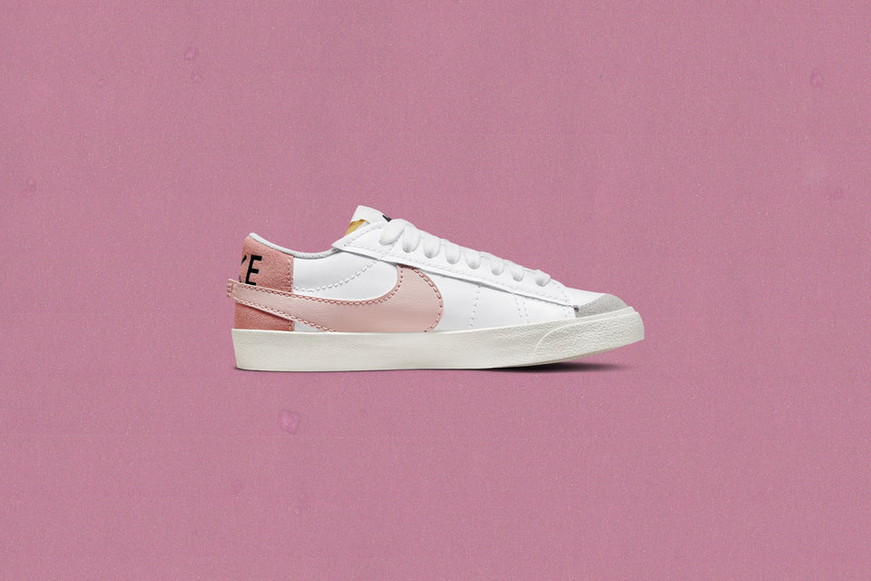 Women's Blazer Low '77 Jumbo - White/Pink Oxford/Rose Whisper