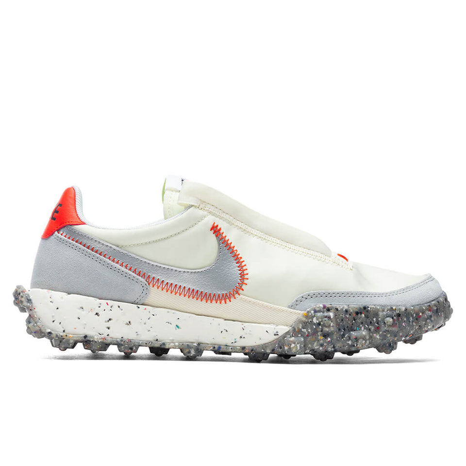 Women's Waffle Racer Crater - Coconut Milk/Metallic Silver