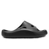 Meteor Rubber Slider - Black/Black