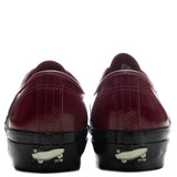 OTW Premium Authentic 44 Siped Vibram Gloss Leather - Burgundy Red/Black