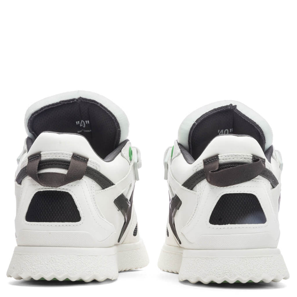 Midtop Sponge Sneakers - White/Black