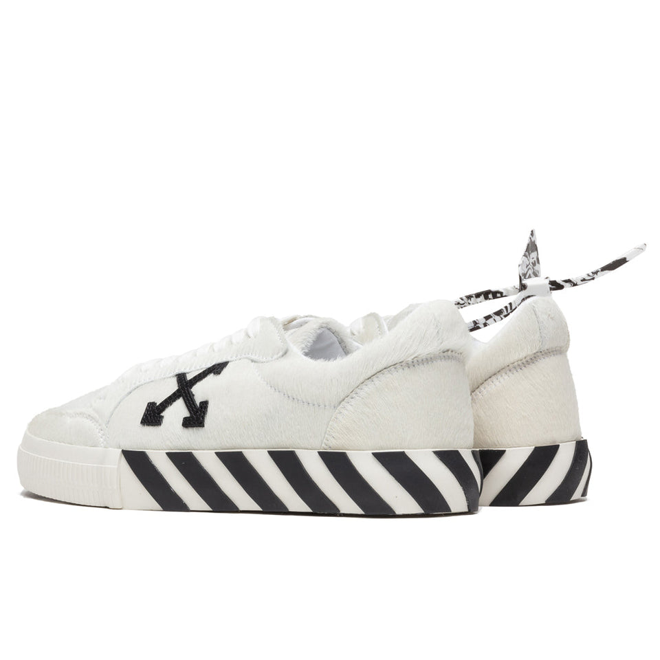 Pony Low Vulcanized Leather - White/Black