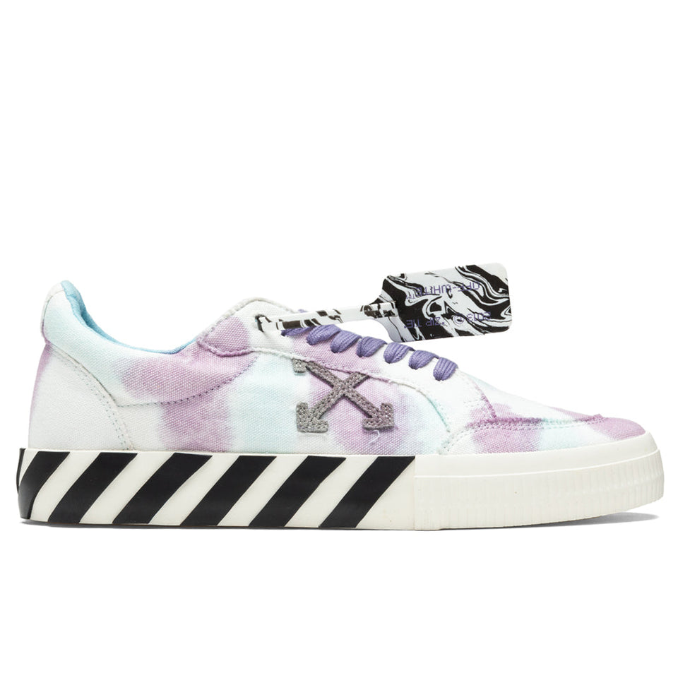 Tie Dye Low Vulcanized - White/Lilac