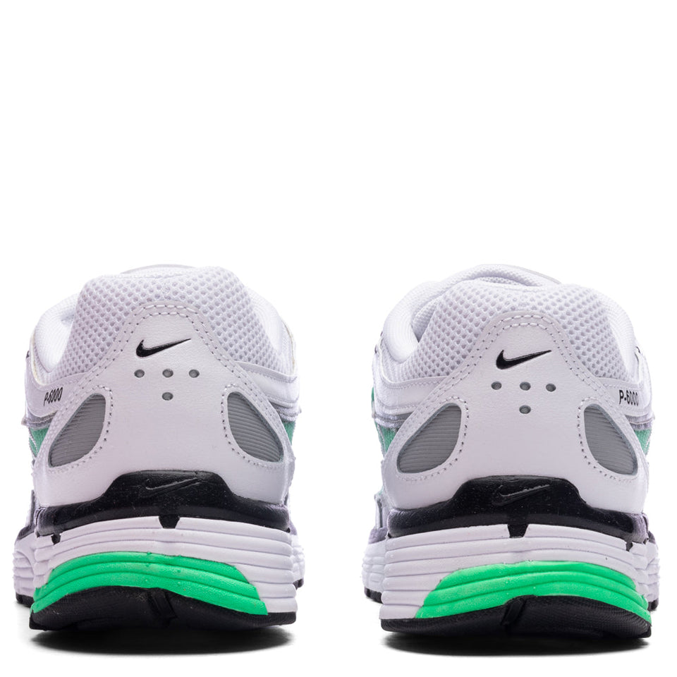 P-6000 - White/Black/Metallic Silver/Spring Green