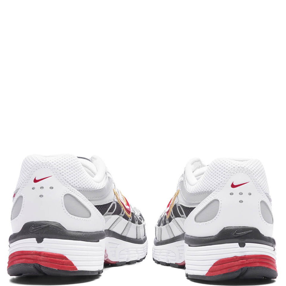 P-6000 - White/Varsity Red/ Metallic Platinum