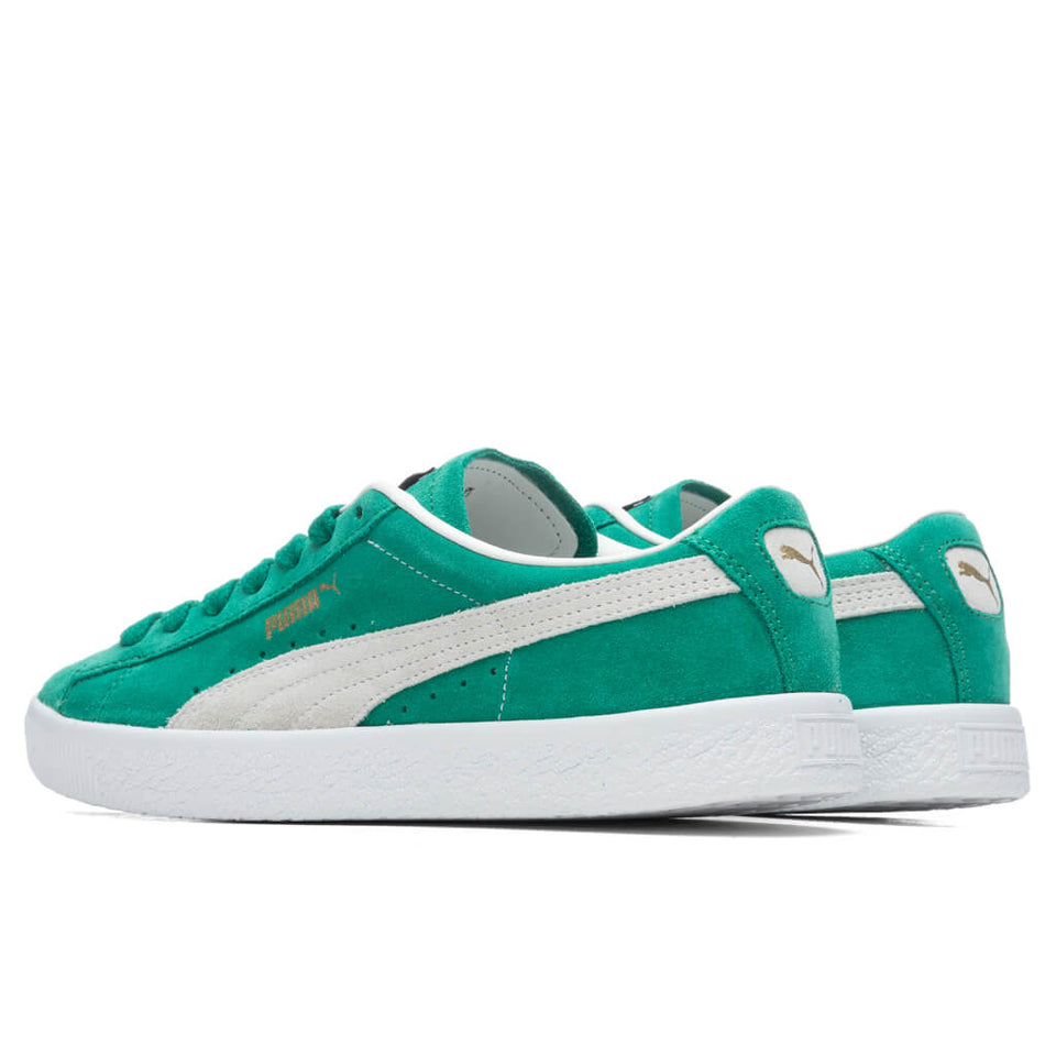 Suede VTG - Kelly Green/White