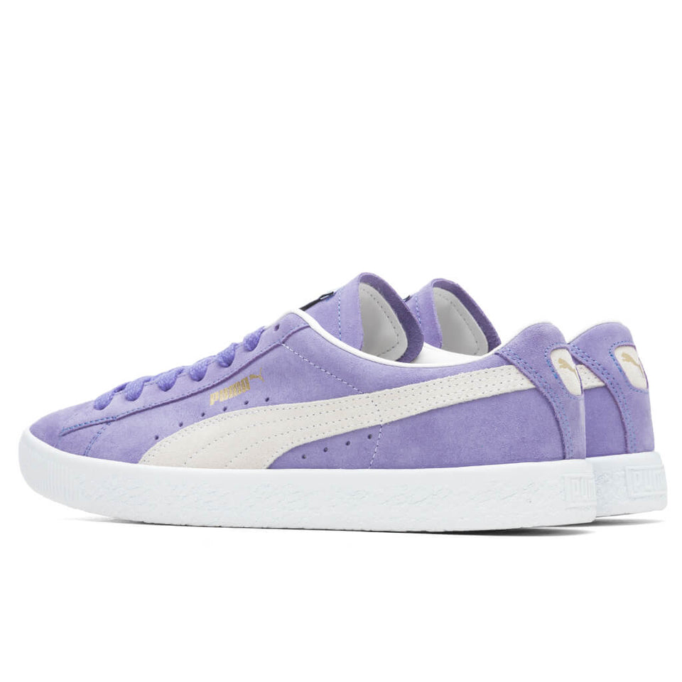 Suede VTG - Light Lavender/White