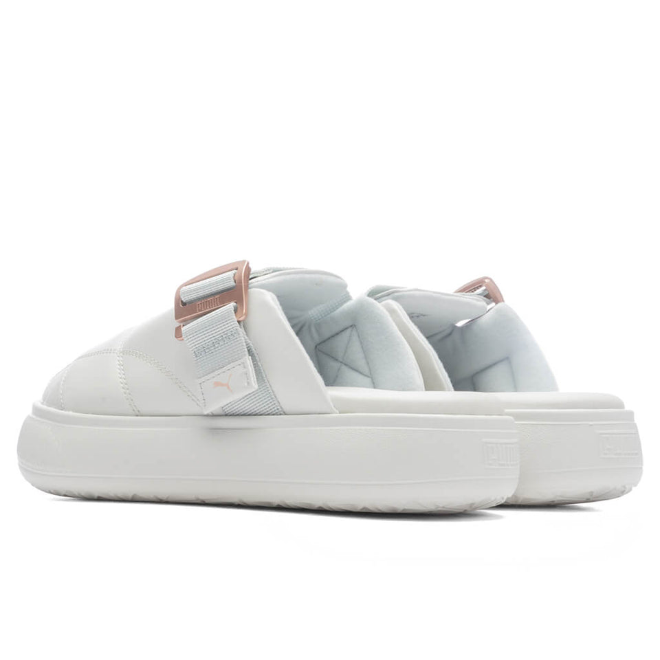 Women's Suede Mayu Mule L - Nimbus Cloud/Platinum Grey