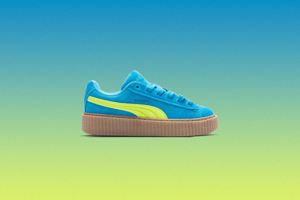Women's Puma x Fenty Creeper Phatty - Speed Blue/Lime Pow/Gum