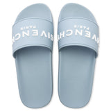 Slide Flat Sandals - Sky Blue