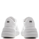 Velcro Strap Platform Sneakers - Optic White
