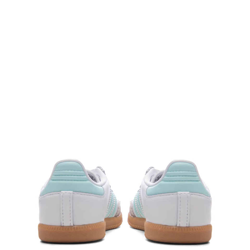 Toddlers Samba OG - Cloud White/Semi Flash Aqua/Gum