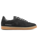 Town Nubuck and Leather Sneakers - Black