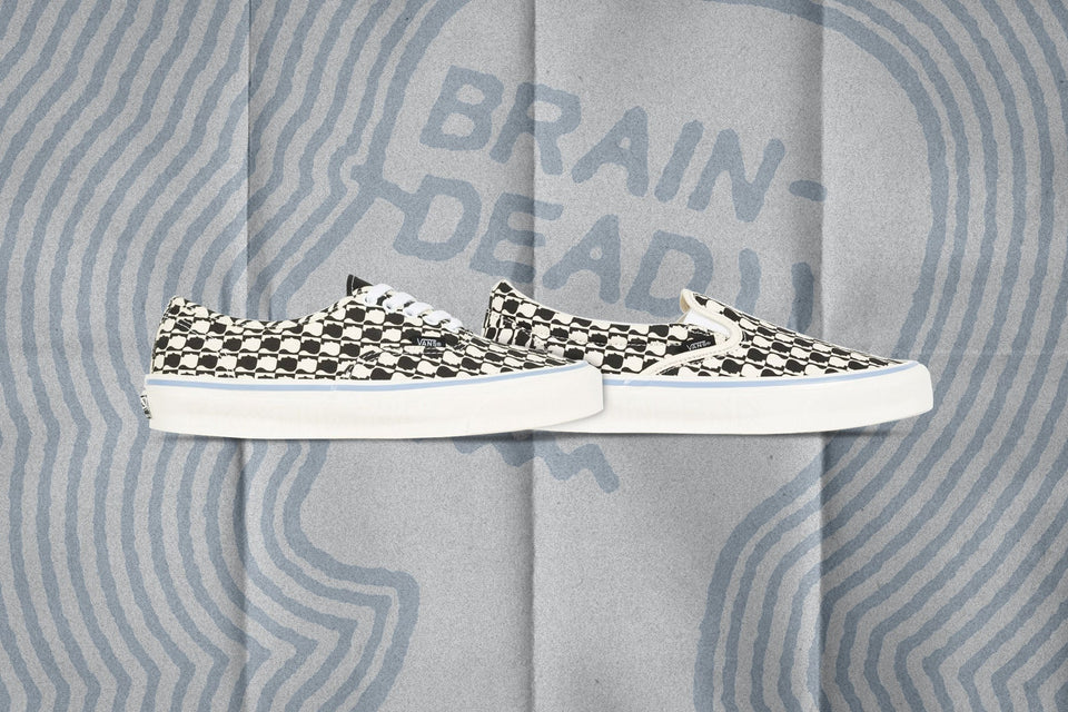 Vans Vault x OG Classic Slip-LX - Braindead Black/White