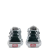Toddler Sk8-Mid Reissue V "Checkerboard" - Scarab/True White