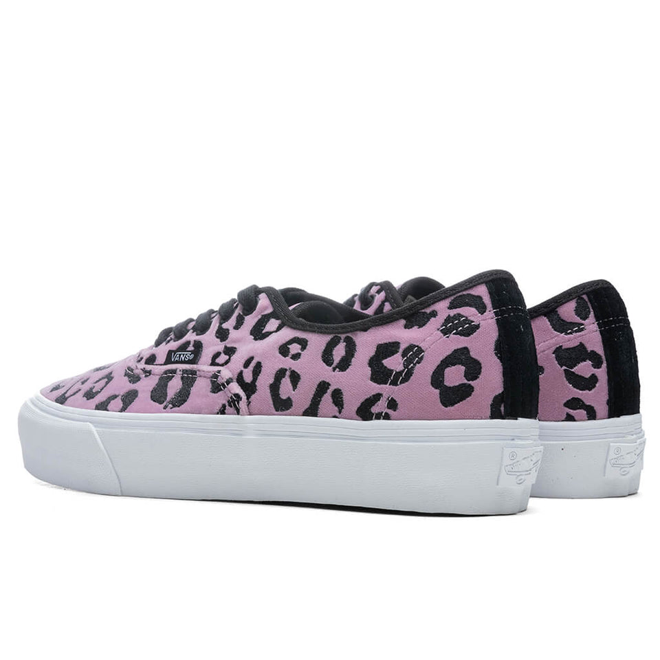 Authentic VLT LX "Velvet Animal" - Mauve Lepard/Black