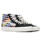 Sk8-Hi VLT LX "Pride" - Woven Leather Rainbow