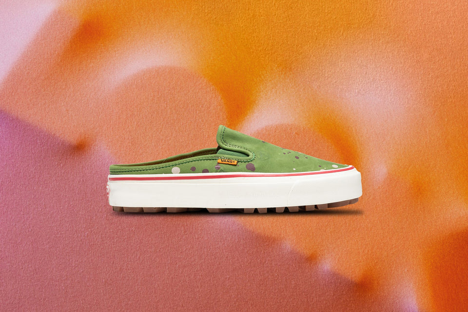 Vans Vault x LQQK OG Mule LX - Splatter Green