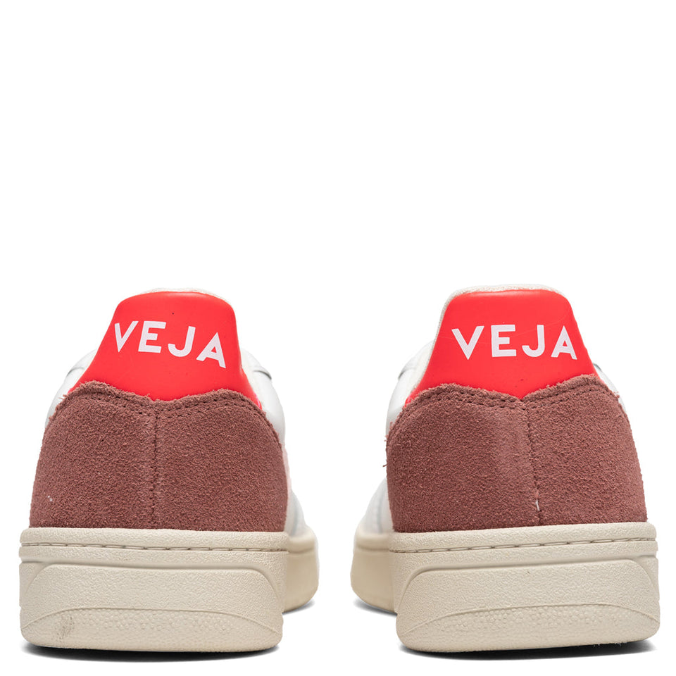 Women's V-10 Leather - Extra White/Petale Rose