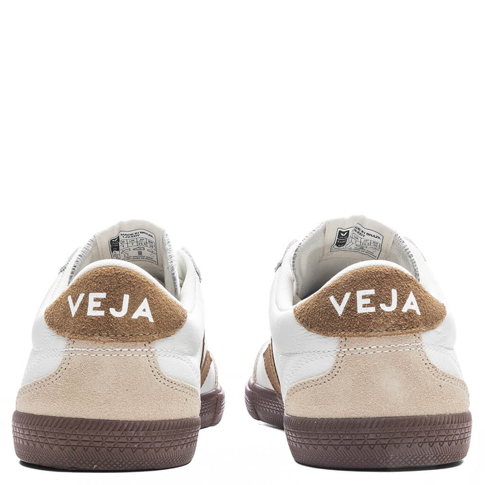 Volly O.T. Leather - White/Tent Bark
