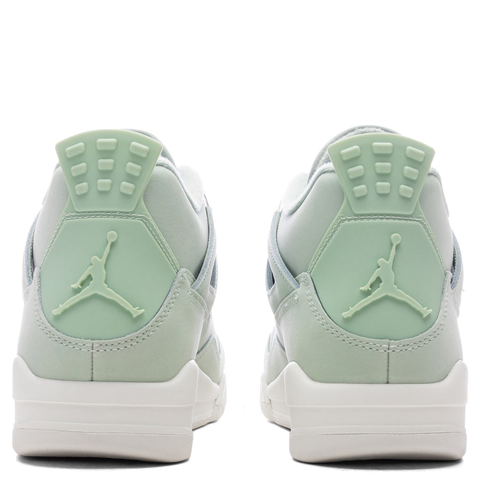 Women's Air Jordan 4 Retro 'Abundance'- Seafoam/Sail/Metallic Silver