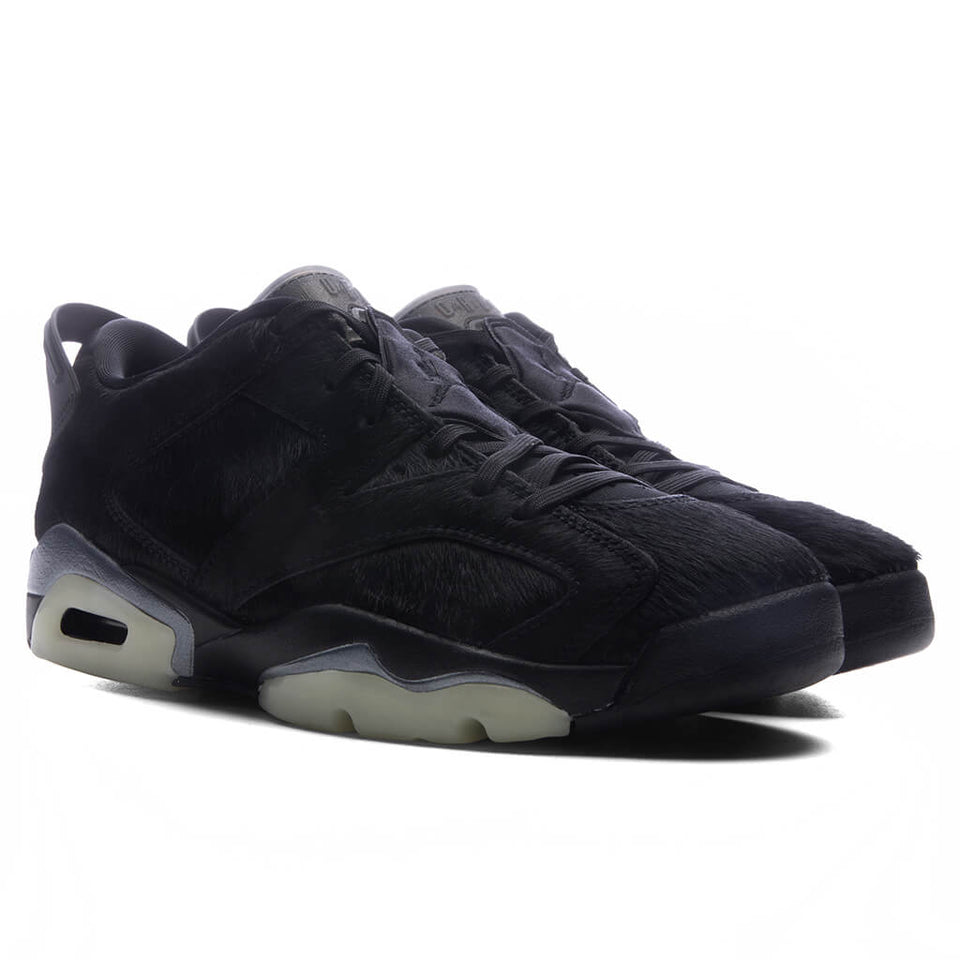 Women's Air Jordan 6 Retro Low 'Blackout' - Triple Black