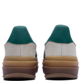 Womens Gazelle Bold - Cream White/Collegiate Green/Magic Beige