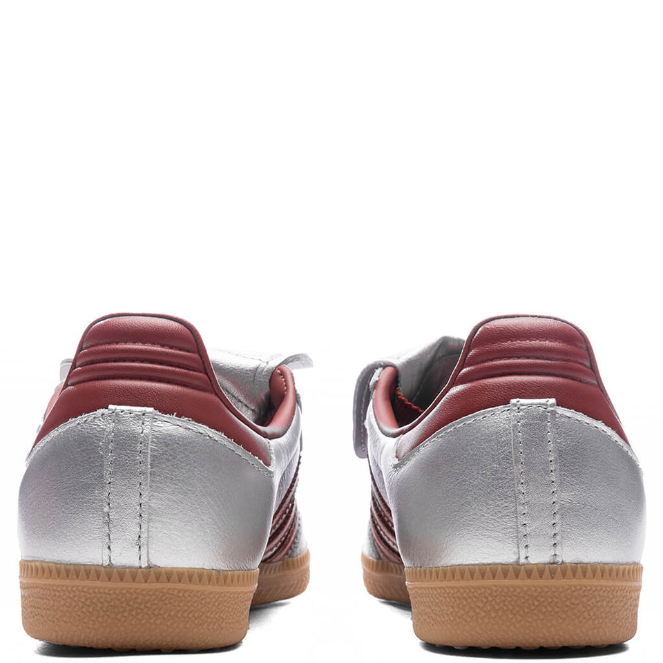 Women's Samba Long Tongue - Silver Metallic/Preloved Ruby/Gum