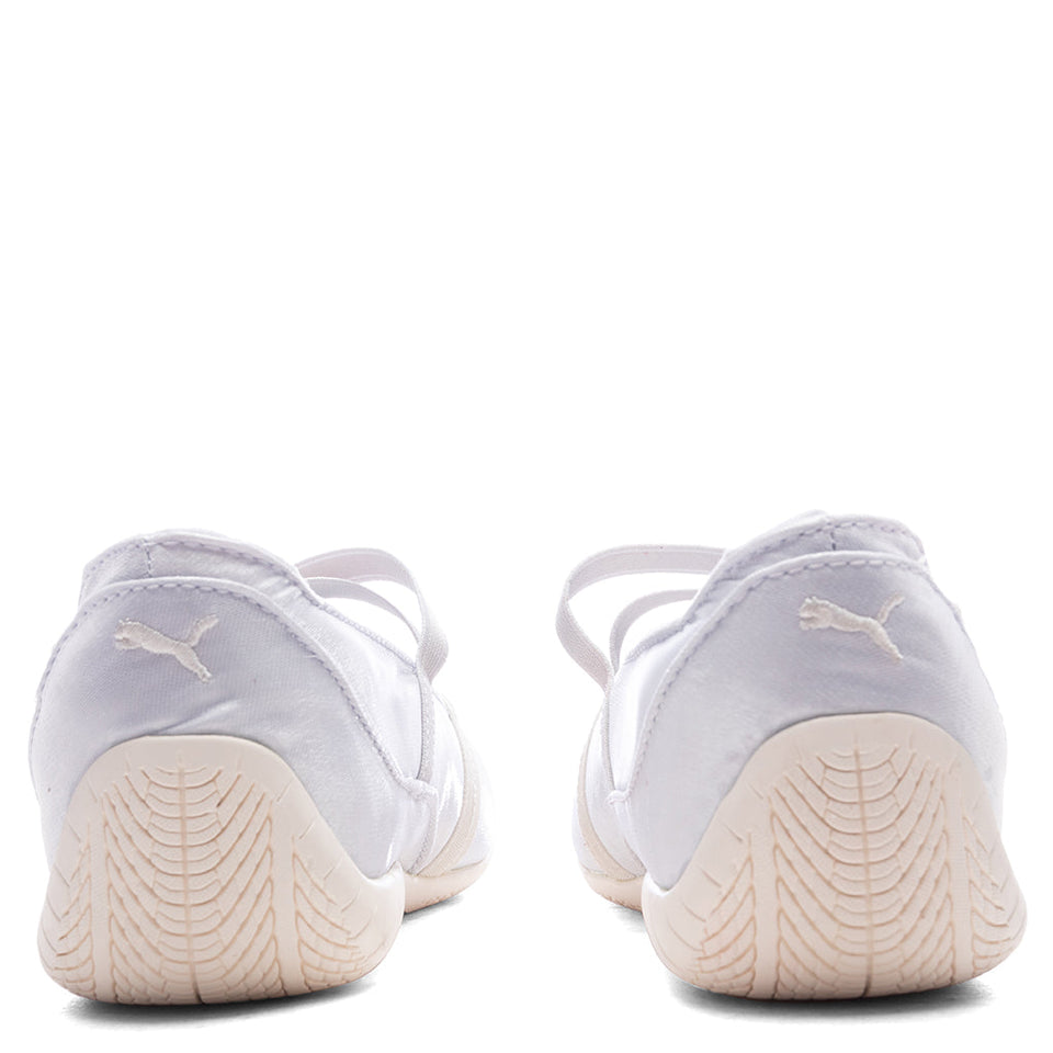 Women's Speedcat Ballet Satin - Silver Mist/Warm White