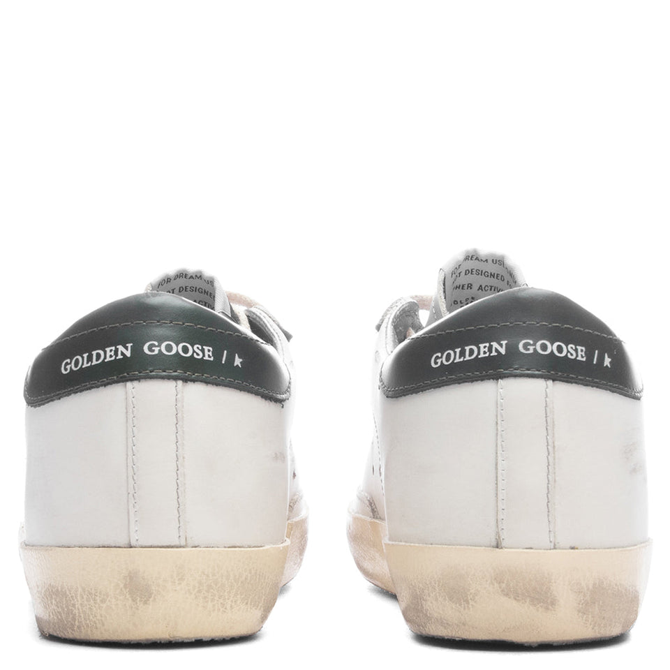 Women's Super-Star - White/Light Pink/Dark Green