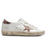Women's Super Star Leather Sneaker - White/Peach/Antique Rose