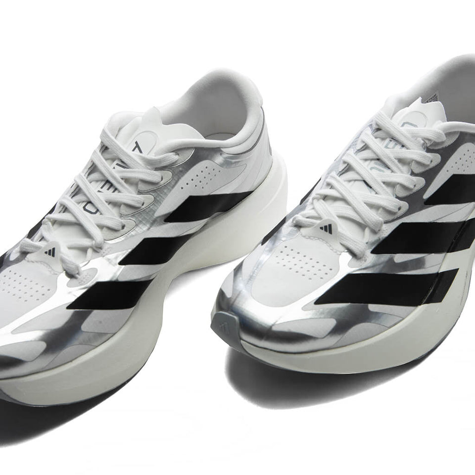 Women's Adizero Evo SL Exo - Footwear White/Core Black/Iron Metallic