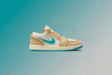 Women's Air Jordan 1 Low 'Beachside' - Sesame/Dusty Cactus/Glacier Blue