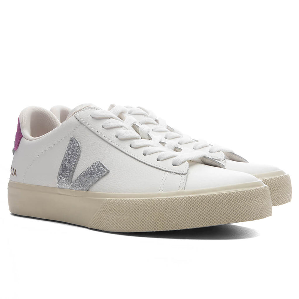 Women's Campo Leather - White/Silver/Ultraviolet