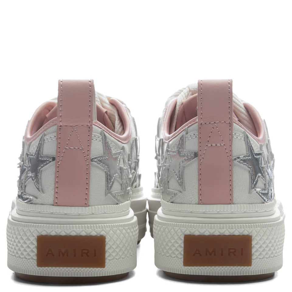 Women's Metallic Stars Court Low - Pink