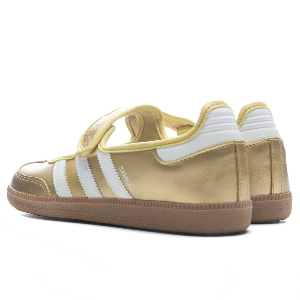 Women's Samba Jane - Gold Metallic/Cloud White/Gum
