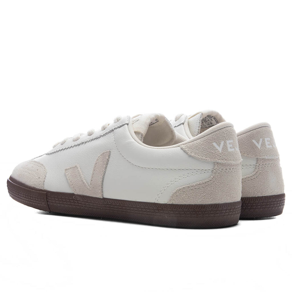 Women's Volley Leather - White/Natural/Bark
