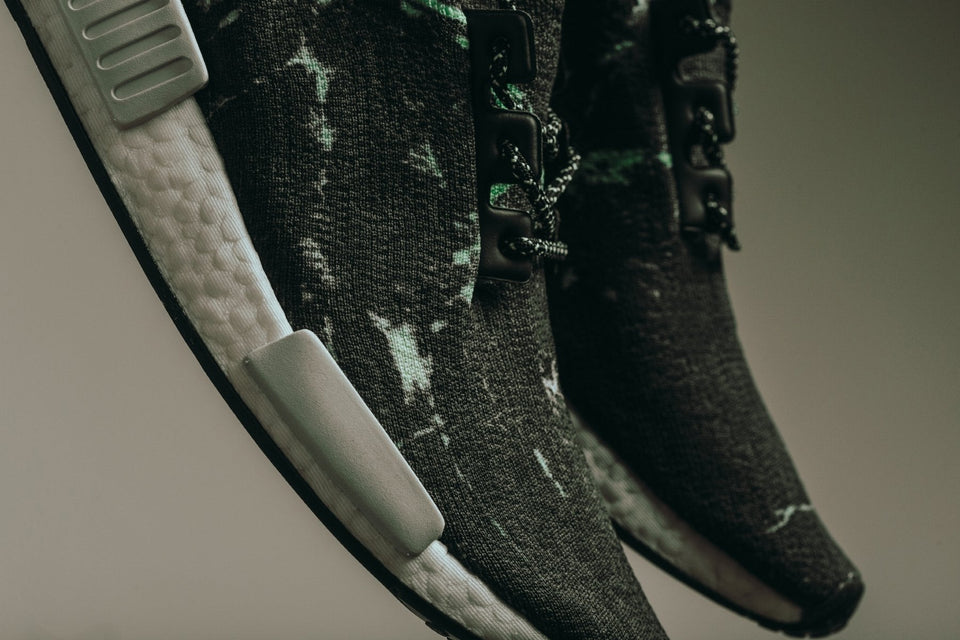 NMD_R1 PK 'Green Marble' - Black/White/Green