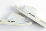 Adidas x Raf Simons Peach Adilette - Light Sand