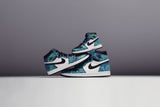 Air Jordan 1 High OG (PS) "Tie-Dye" - White/Black/Aurora Green
