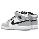 Air Jordan 1 Mid (PS) - Light Smoke Grey/Black/White