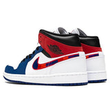 Air 1 Mid SE - White/University Red/Rush Blue/Black
