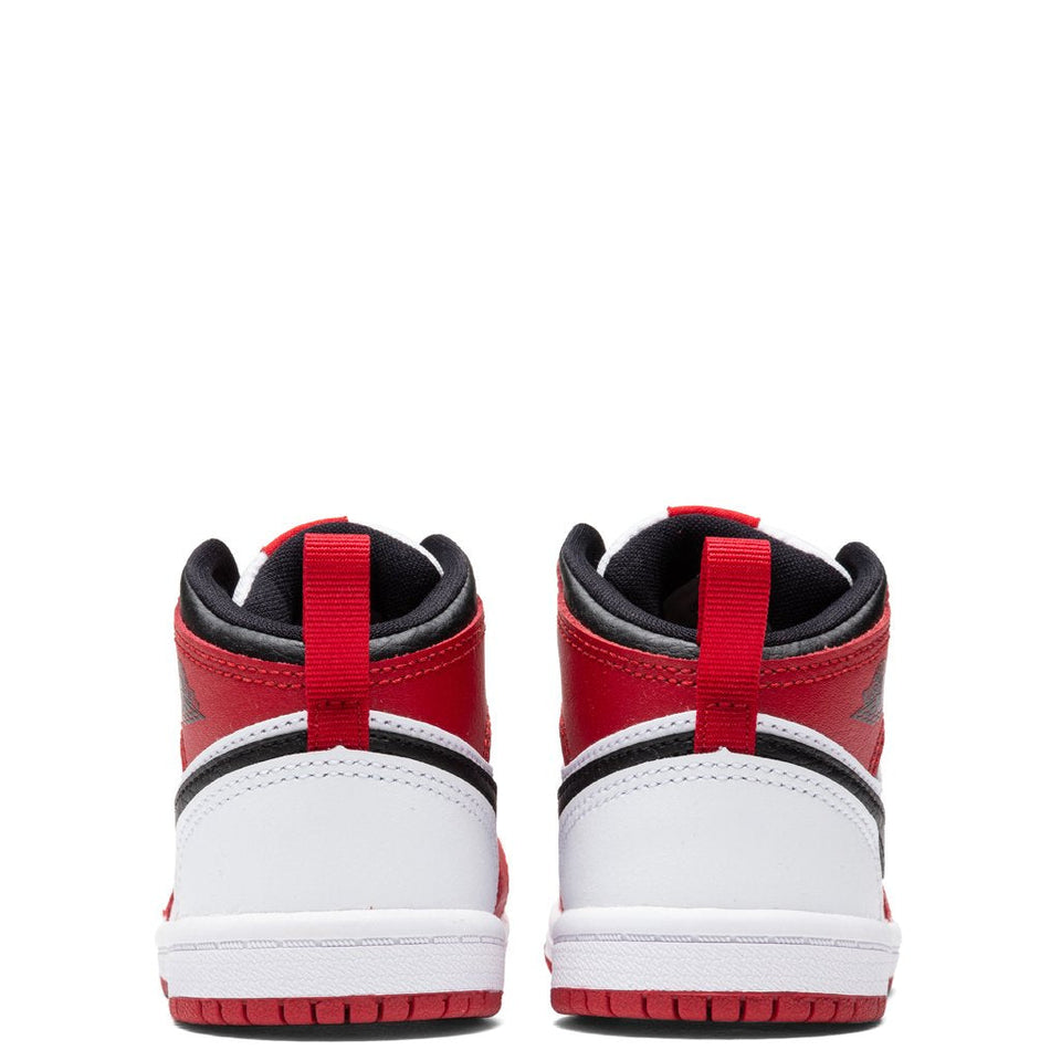 Air Jordan 1 Mid (TD) - White/Gym Red