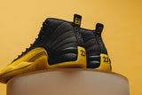 Air Jordan 12 Retro (GS) - Black/University Gold