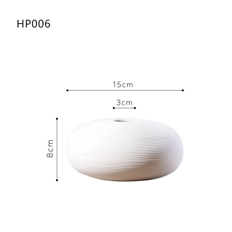 Modern Ceramic Vase Set – Minimalist Decorative Home Accent