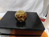 Modern Gold Ceramic Sphere Vase – Luxury Home Decor Accent