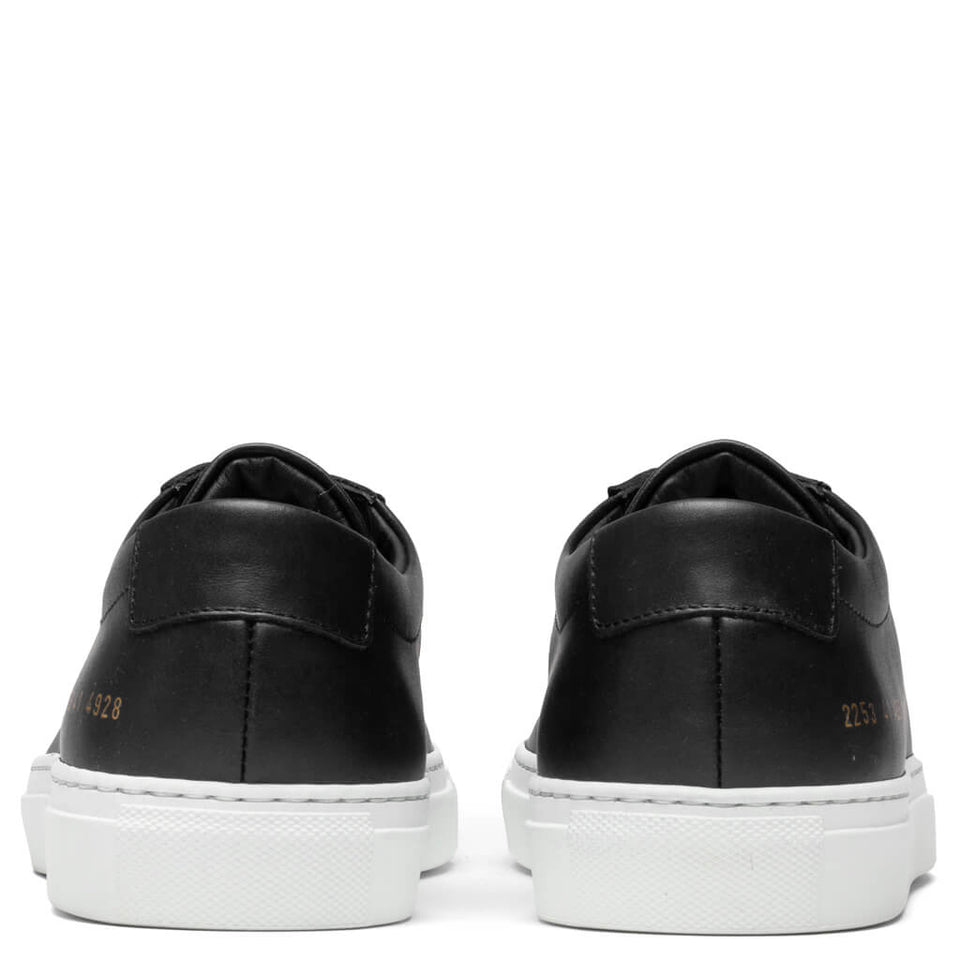 Achilles Low White Sole - Black