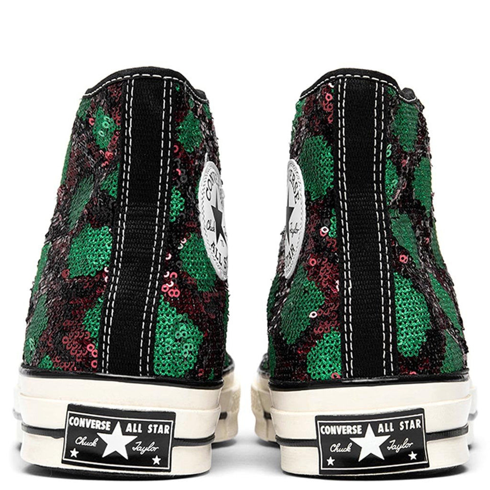 All Star 70 Hi 'Sequins' - Red/Green/Egret/Red/Yellow