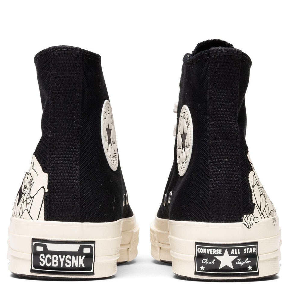 Chuck 70 Hi "Scooby Doo" - Black/Egret