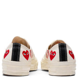 Converse x Comme Des Garcons PLAY All Star Chuck '70 Ox "Multi Heart" - Off-White [2019]